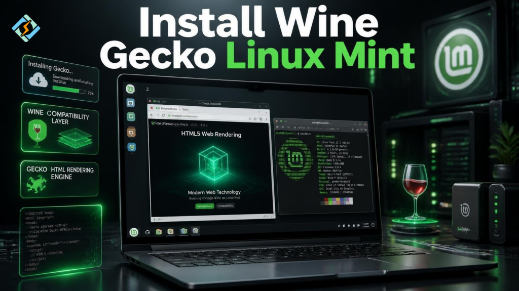 INSTALL WINE GECKO LINUX MINT
