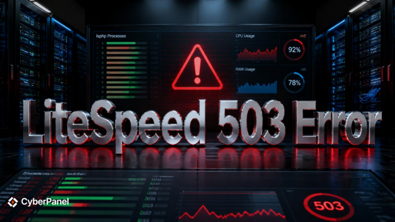 LiteSpeed 503 Error