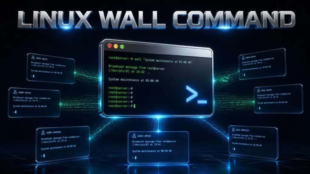 linux command wall
