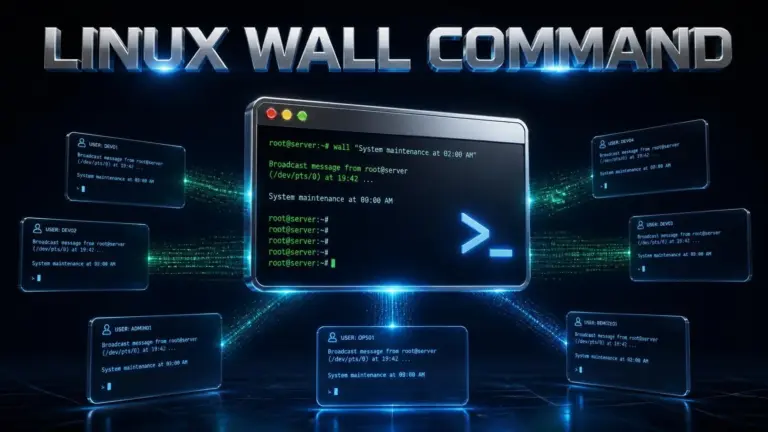 linux command wall