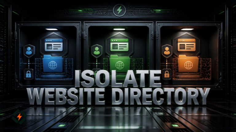 isolate website directory