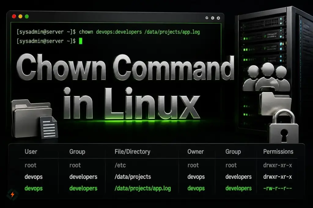 chown command in linux