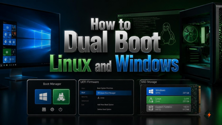 how to dual boot linux and windows